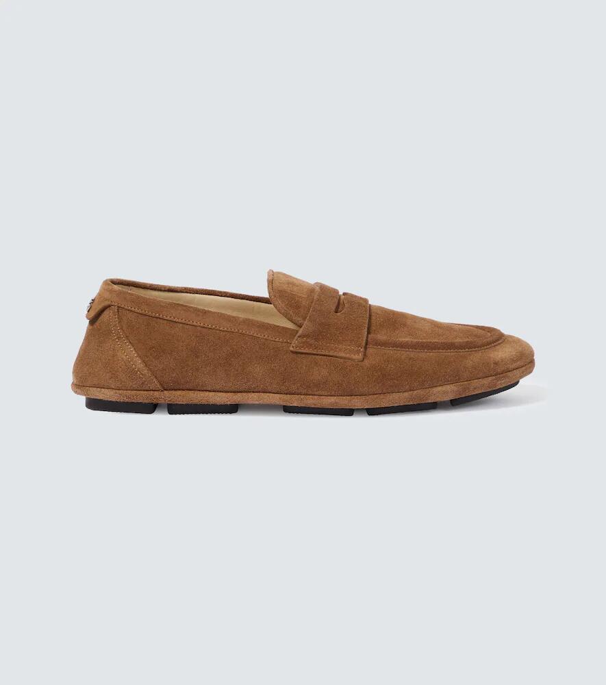 Dolce & Gabbana Suede penny loafers Cover