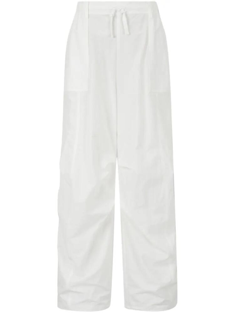 STUDIO TOMBOY drawstring-waist wide-leg trousers - White Cover