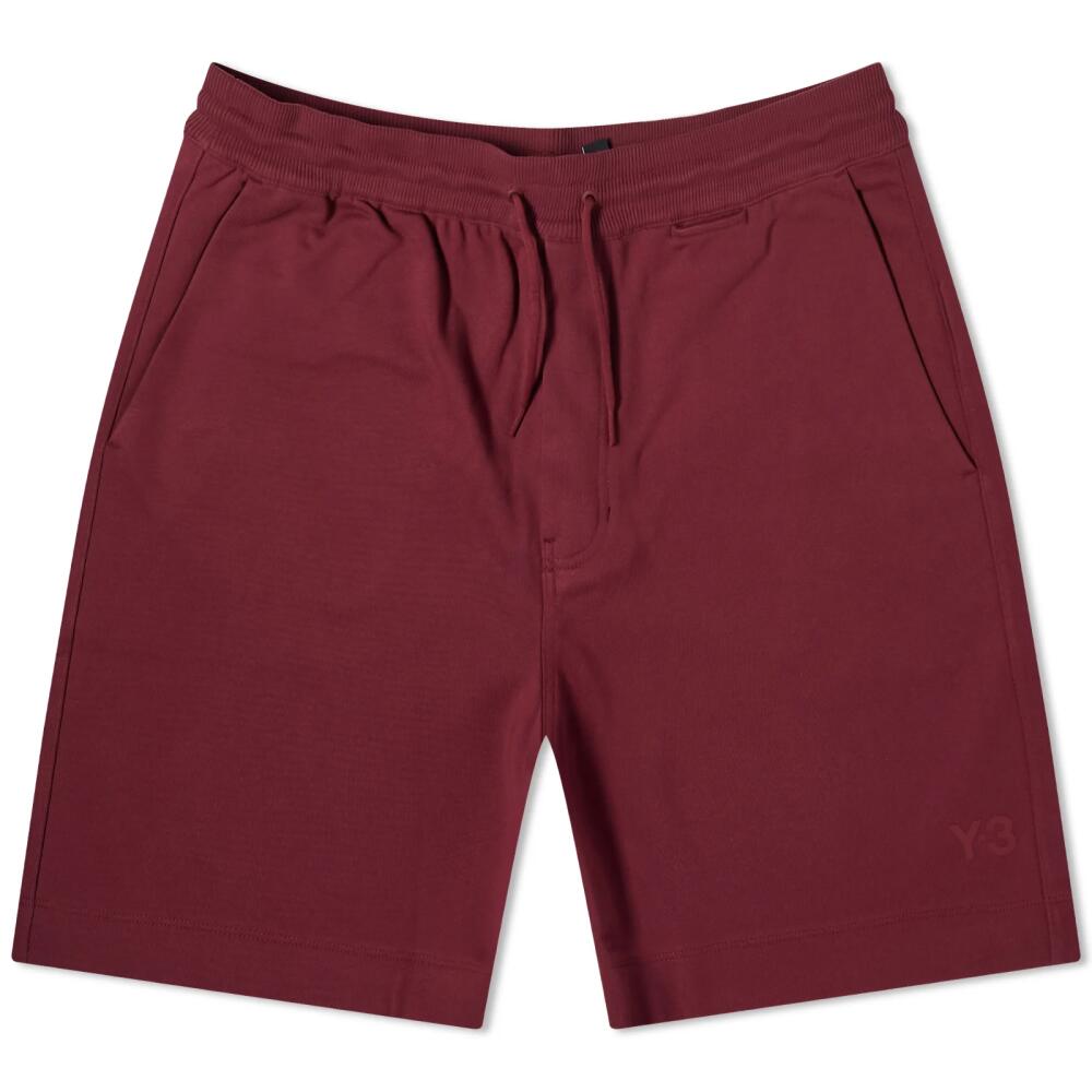 Y-3 Men's FT Shorts in Shadow Red Cover