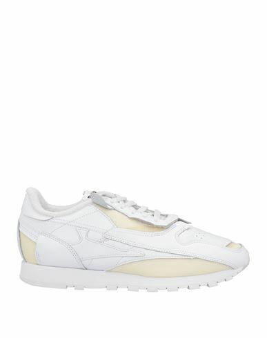 Maison Margiela X Reebok Man Sneakers White Soft Leather Cover