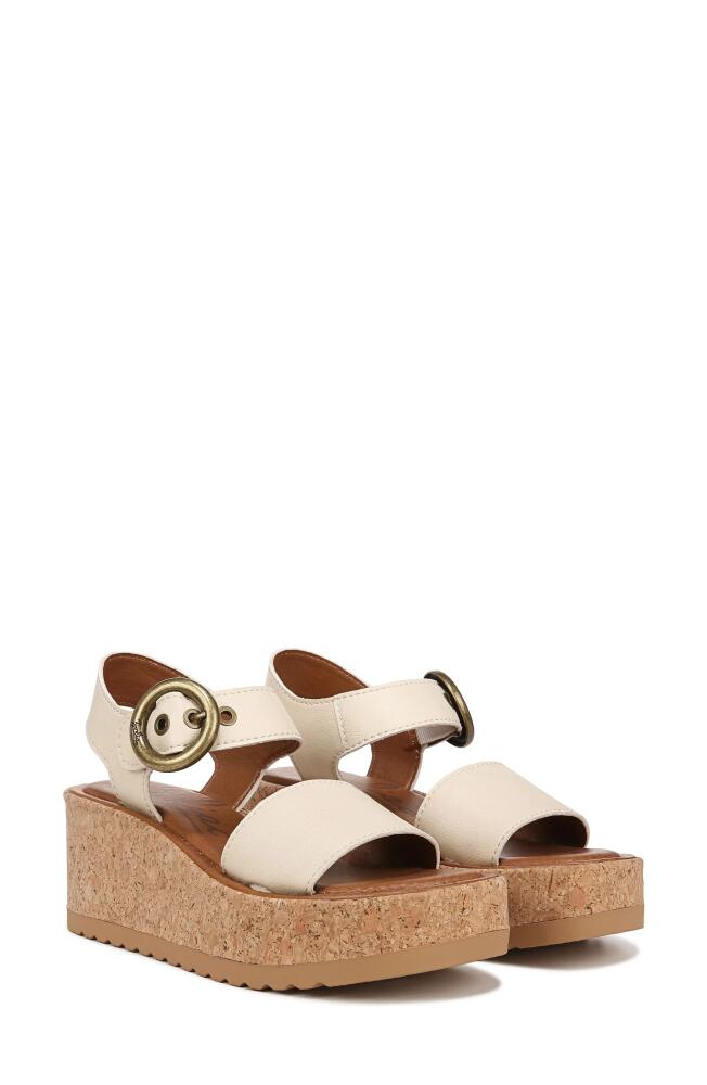 Zodiac Glory Platform Wedge Sandal in Bone Cover