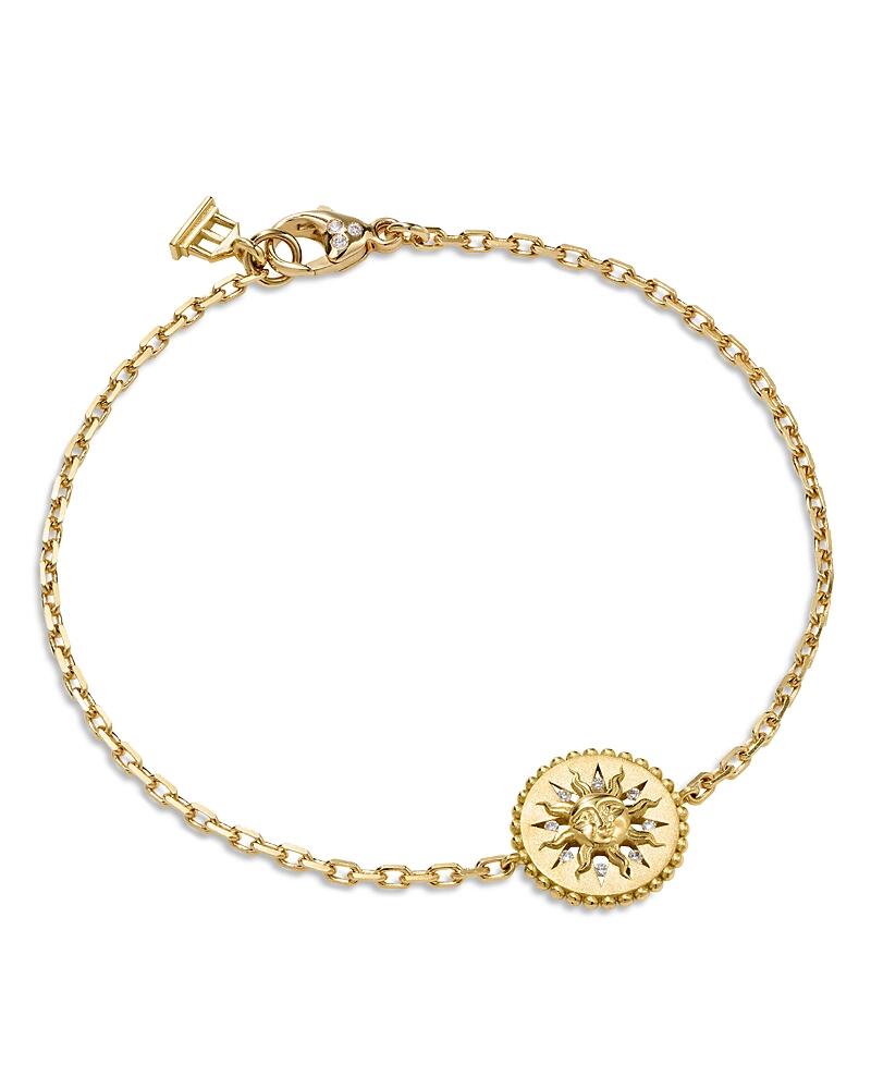 Temple St. Clair 18K Yellow Gold & Diamond Orbit Link Bracelet Cover