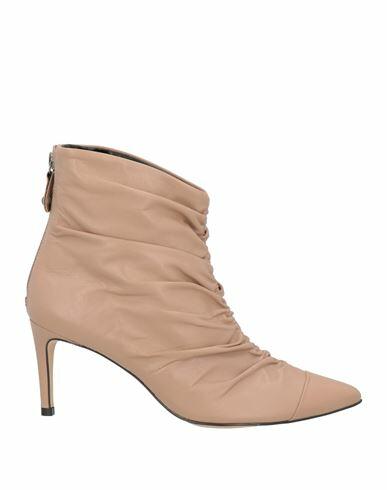 Miss Unique Woman Ankle boots Light brown Soft Leather Cover