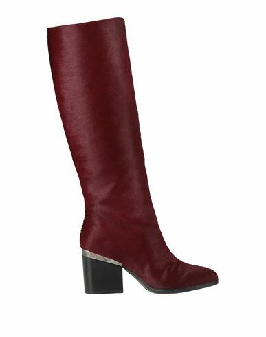 Hogan Woman Boot Burgundy Leather Cover