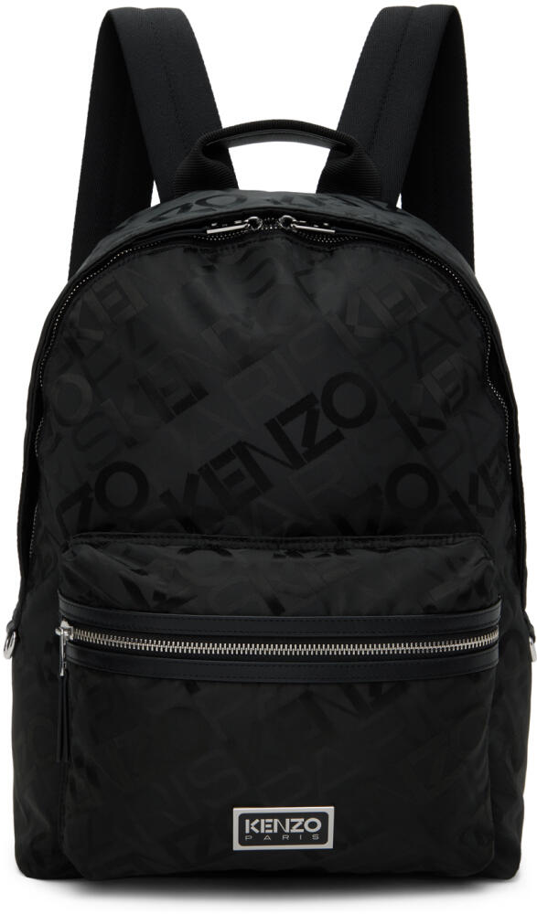 Kenzo Black Kenzo Paris 'KENZOGRAM' Backpack Cover