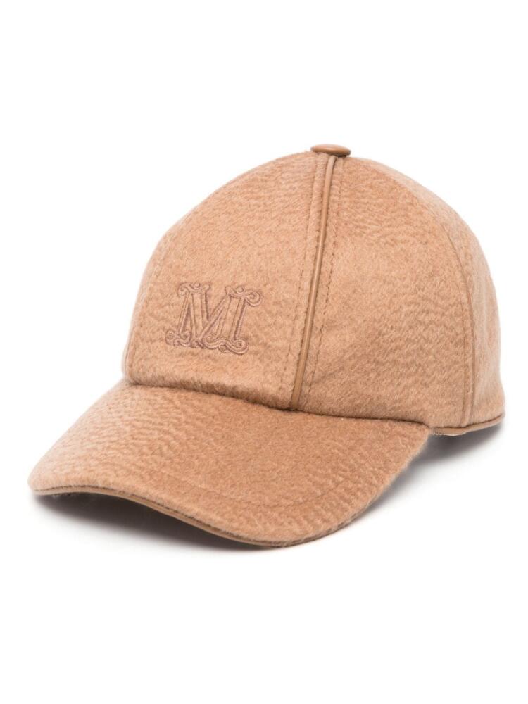 Max Mara embroidered-logo baseball cap - Brown Cover