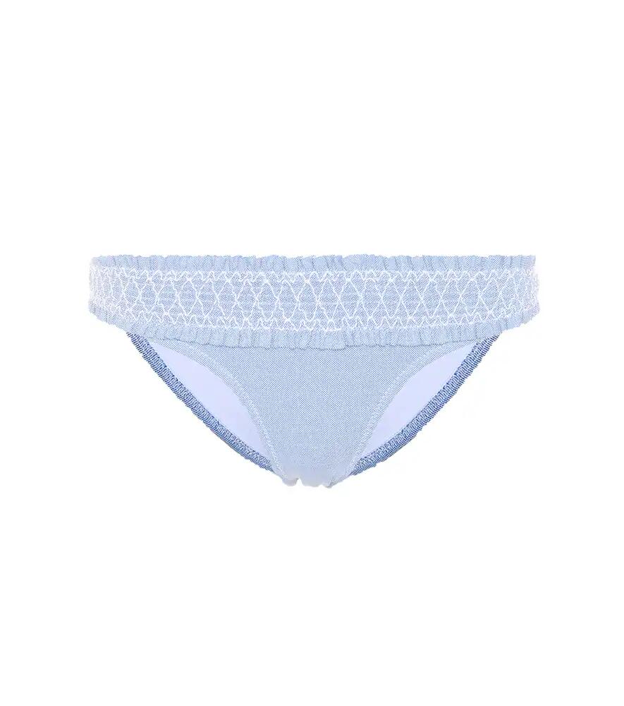 Heidi Klein Cassis smocked bikini bottoms Cover