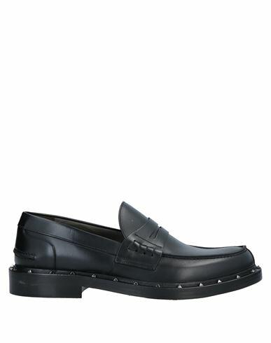 Valentino Garavani Man Loafers Black Soft Leather Cover