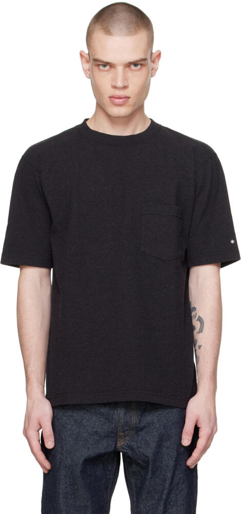 Snow Peak Black Patch Pocket T-Shirt Cover