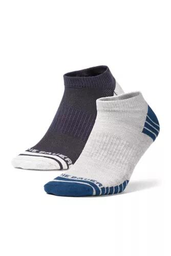 Eddie Bauer Men's Active Pro COOLMAX Low Socks - 2 Pack Cover