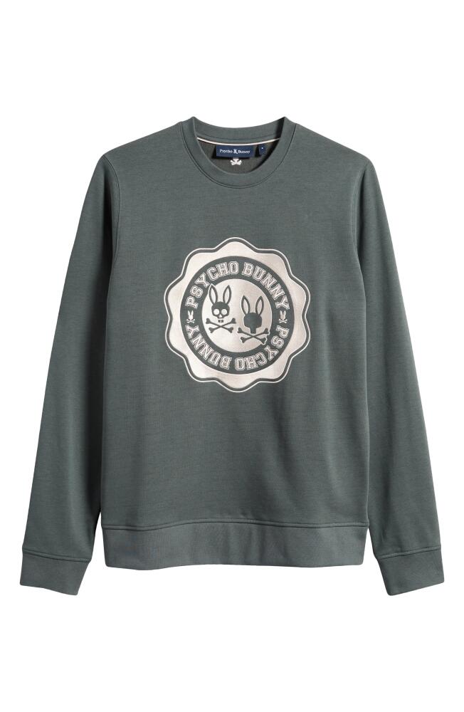 Psycho Bunny London Embroidered Sweatshirt in 022 Urban Chic Cover