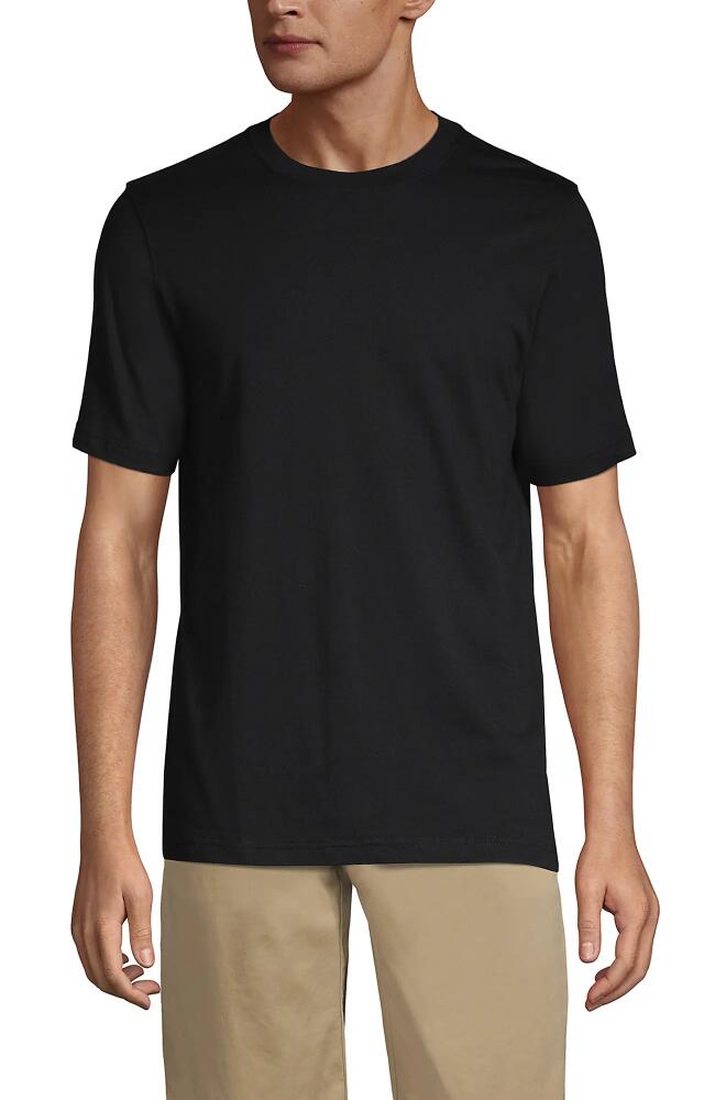 Lands' End Super-T Short Sleeve T-Shirt in Black Cover