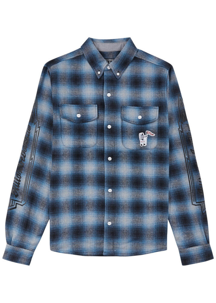 Billionaire Boys Club Checked Woven Shirt - Blue Cover