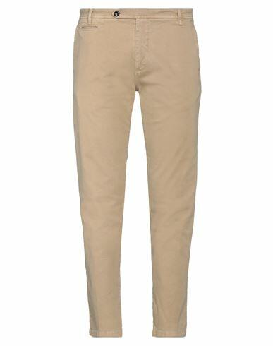 Officina 36 Man Pants Beige Cotton, Elastane Cover