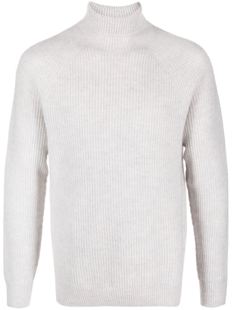 Peserico ribbed-knit roll-neck jumper - Grey Cover