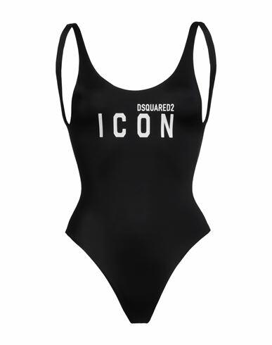 Dsquared2 Woman One-piece swimsuit Black Polyamide, Elastane Cover