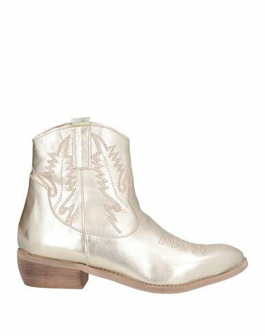 Divine Follie Woman Ankle boots Platinum Leather Cover