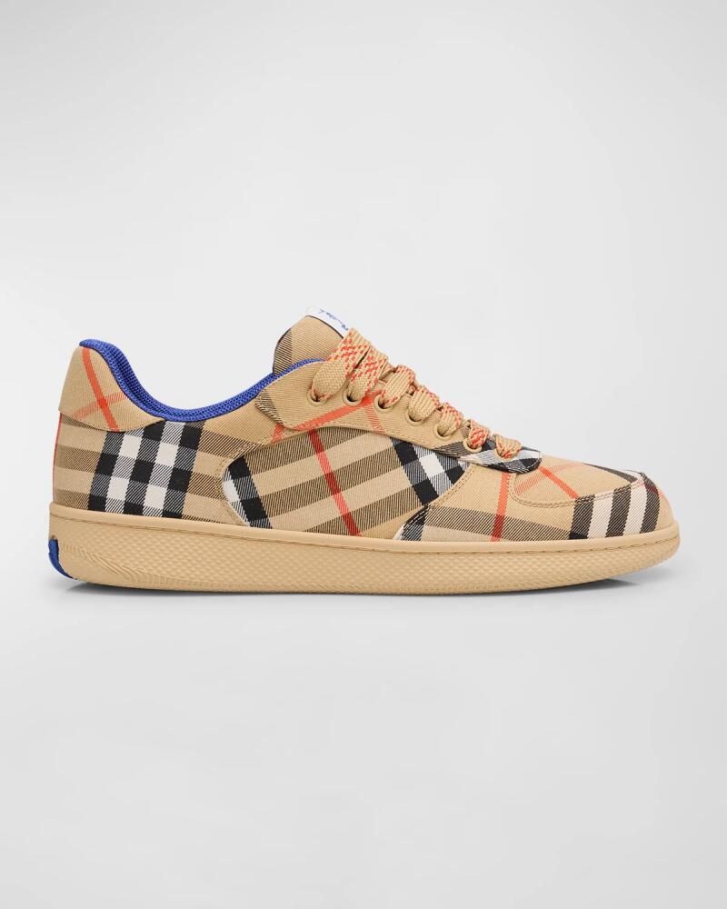 Burberry Men's Check Low-Top Sneakers Cover