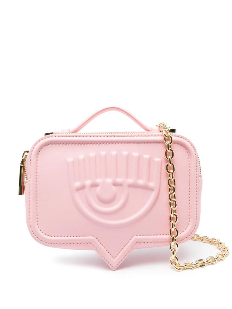 Chiara Ferragni Eyelike-motif crossbody bag - Pink Cover