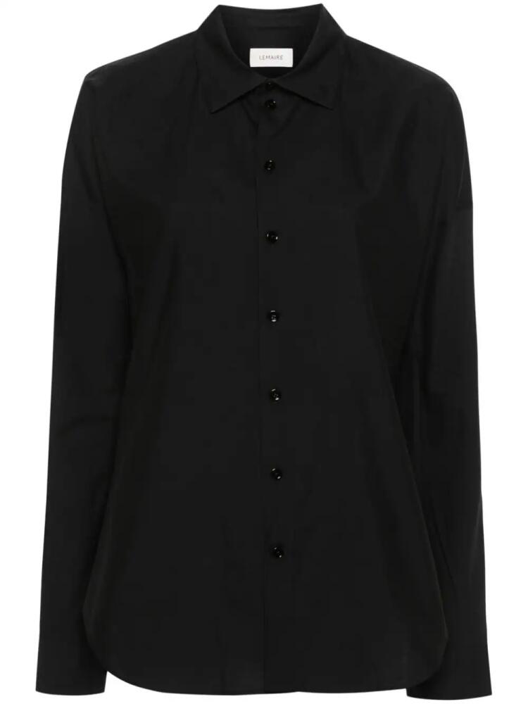 LEMAIRE multi-way collar shirt - Black Cover