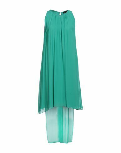 Antonelli Woman Midi dress Green Viscose Cover