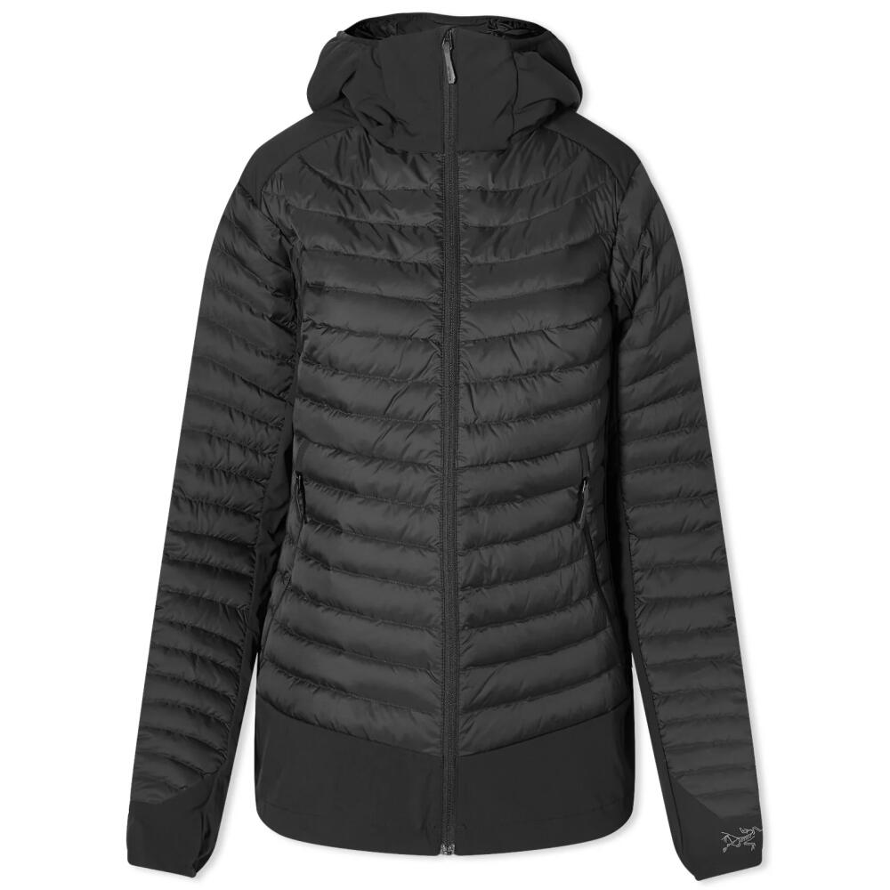 Arc'teryx Women's Cerium Hybrid Hoodie Jacket in Black Cover