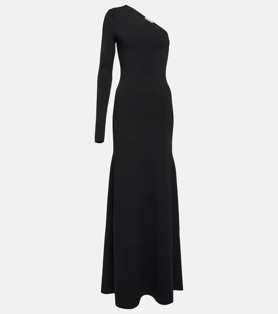 Victoria Beckham Knitted one-shoulder maxi dress Cover