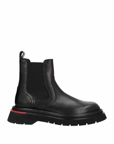 Dsquared2 Man Ankle boots Black Calfskin Cover