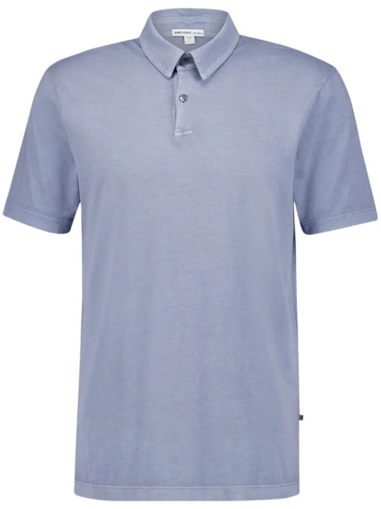 James Perse cotton polo shirt - Blue Cover