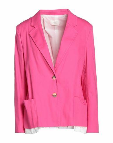 Vicolo Woman Blazer Fuchsia Cotton, Elastane Cover