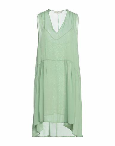 L' Autre Chose Woman Midi dress Light green Polyethylene, Polyester Cover