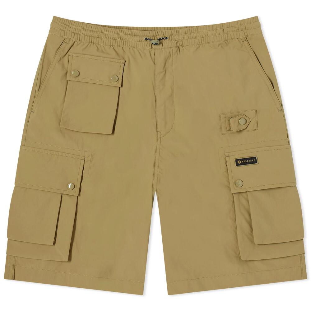 Belstaff Men's Castmaster Short in Aloe Cover