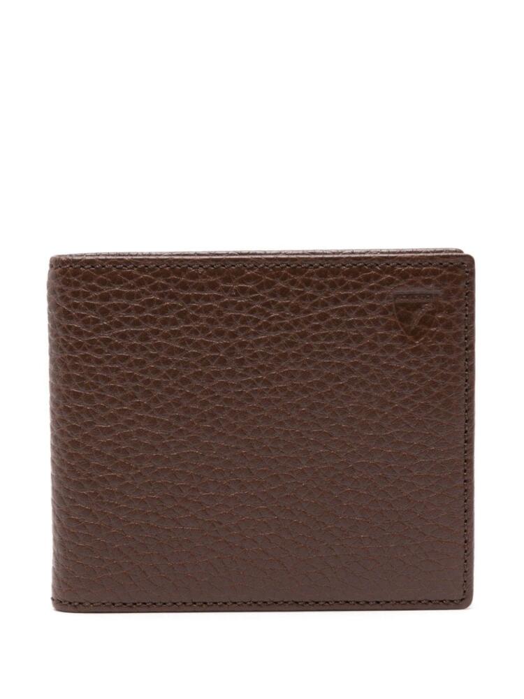 Aspinal Of London logo-stamp leather wallet - Brown Cover