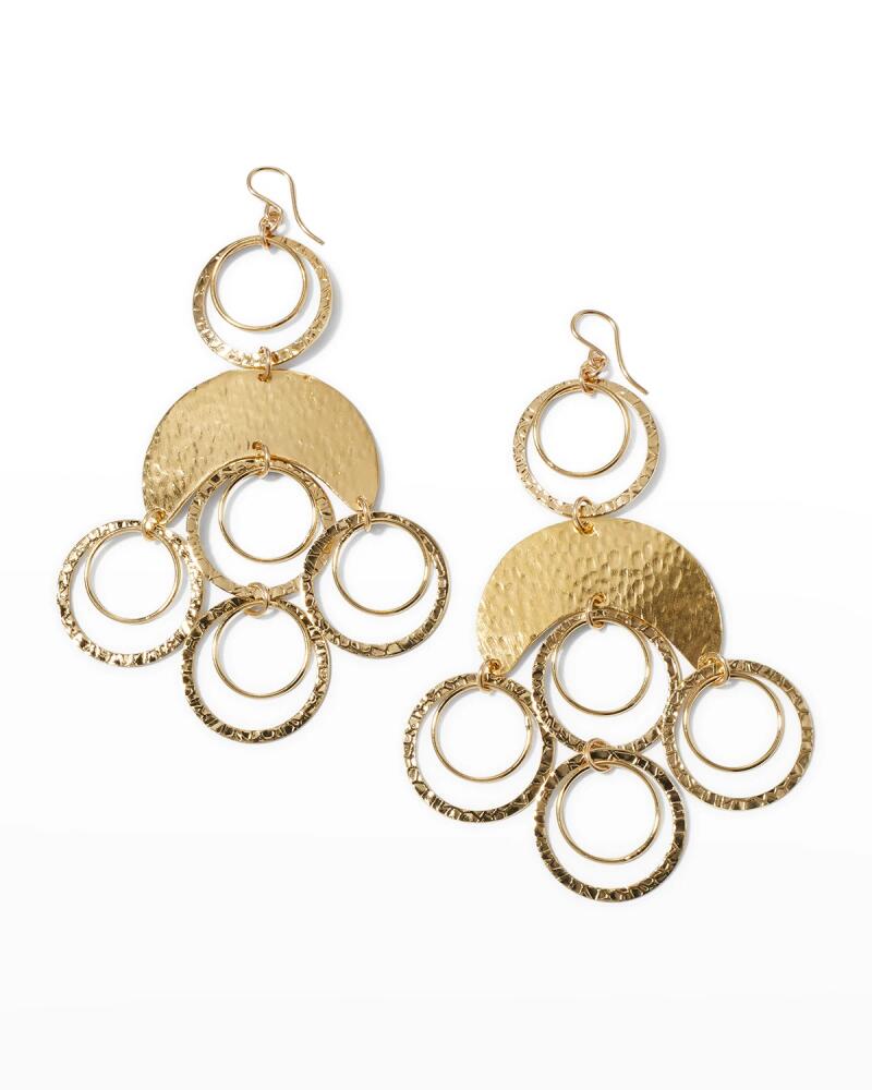 Devon Leigh Wedge Multi-Circle Chandelier Earrings Cover