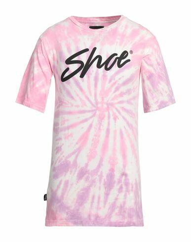 Shoe Man T-shirt Pink Cotton Cover