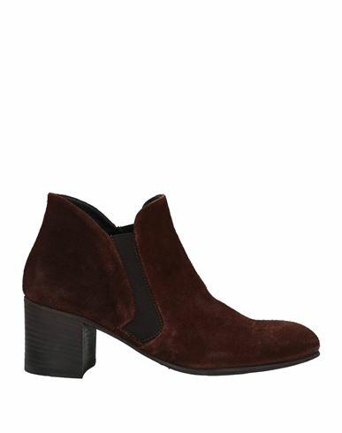 Alberto Fasciani Woman Ankle boots Brown Soft Leather Cover