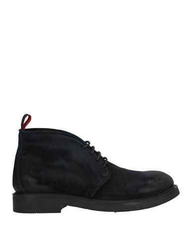 Jp/david Man Ankle boots Midnight blue Soft Leather Cover