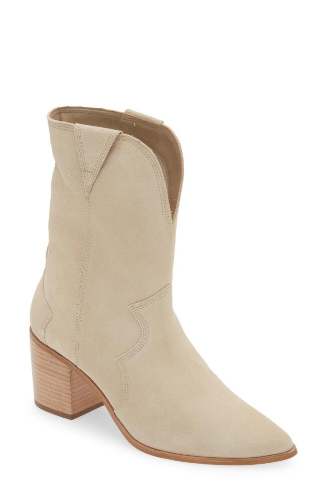 Kaanas Porto Pointed Toe Western Boot in Stone Cover