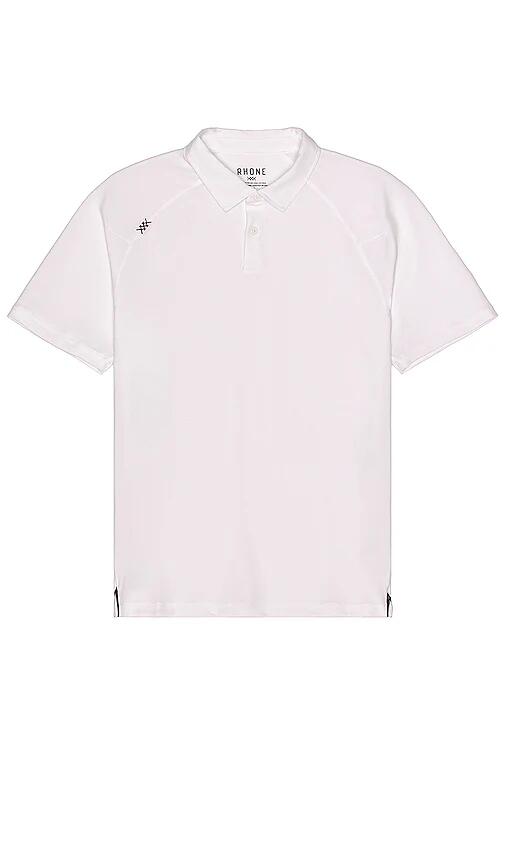 Rhone Delta Pique Polo in White Cover