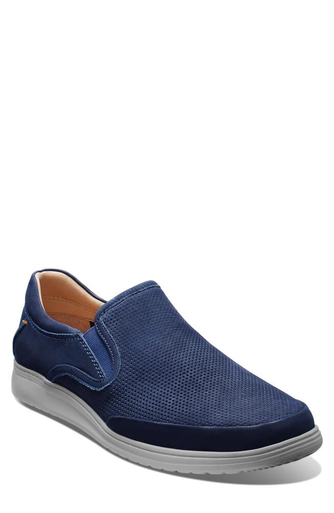 Samuel Hubbard Featherlight Olema Slip-On Sneaker in Navy Nubuck Cover