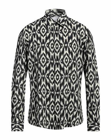 Gaëlle Paris Man Shirt Black Viscose Cover