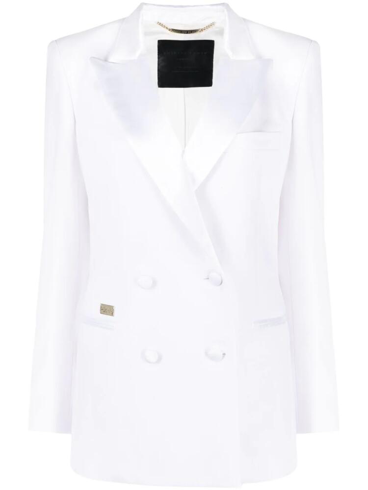 Philipp Plein box-fit blazer - White Cover