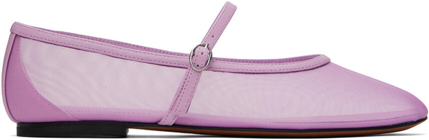 3.1 Phillip Lim Purple ID Mesh Mary Jane Ballerina Flats Cover