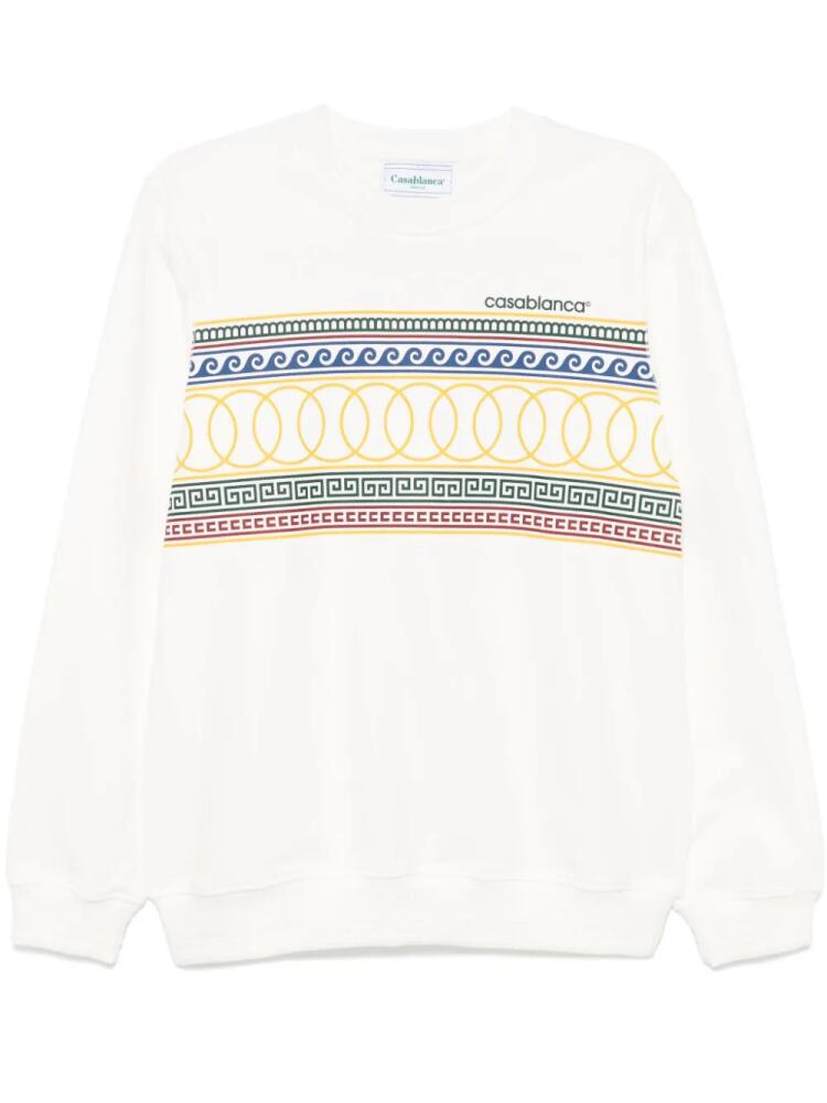 Casablanca Les Anneaux sweatshirt - White Cover