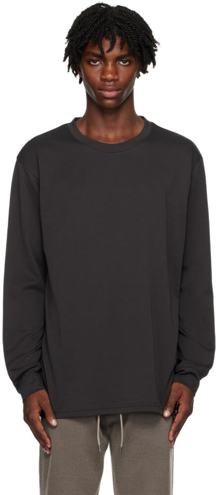 ATTACHMENT Gray Double-Face Long Sleeve T-Shirt Cover