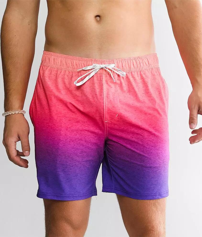 Departwest Gradient Neon Stretch Swim Trunks Cover