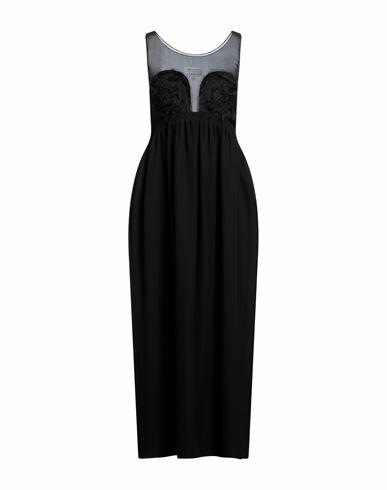 Maison Margiela Woman Maxi dress Black Silk Cover