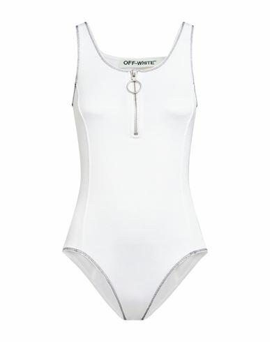 Off-white Woman Bodysuit Off white Viscose, Polyester, Polyamide, Elastane Cover