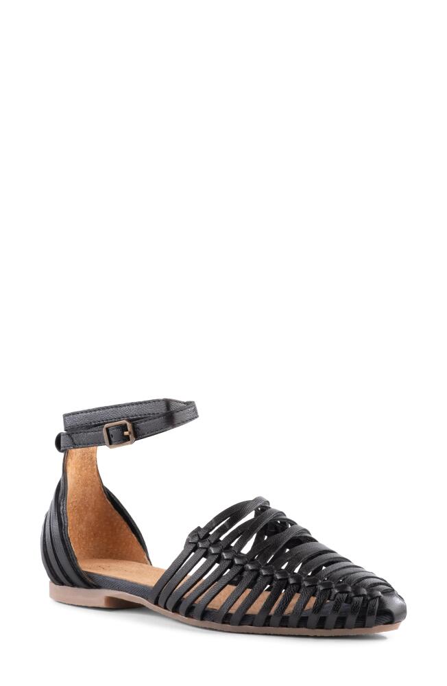 Seychelles Trinket Ankle Strap Flat in Black Cover