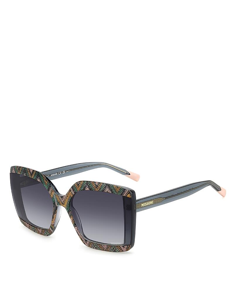 Missoni Fabric Eyewear Oversized Square Sunglasses, 62mm Cover